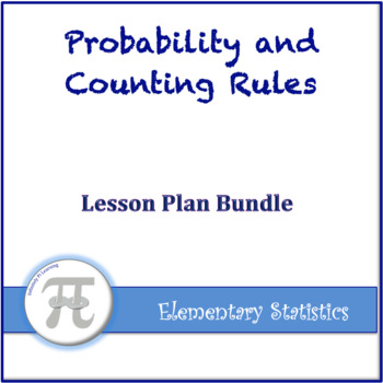 Preview of Probability and Counting Rules Lesson Plan Bundle