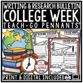 College Research Project Pennant Bulletin College Week Car