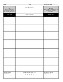Blank Single Point Rubric - Annotate on top!