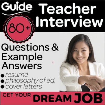 Preview of Teacher Interview Guide for Elementary: Questions and Answers (100+ pages)