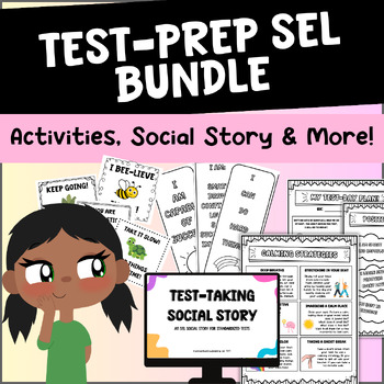 Preview of Elementary Test-Prep Bundle | SEL Standardized Test | Test Anxiety