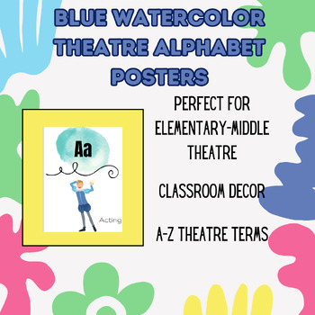 Preview of Elementary Theatre Alphabet Posters