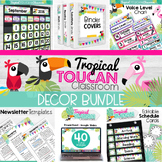 Elementary Tropical Toucan Classroom Decor & Organization Bundle