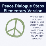 Elementary Version of Peaceful Dialogue Script