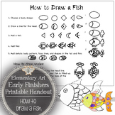 Elementary Visual Art Early Finishers Printable Handout: H