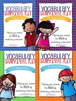 Preview of Elementary Vocabulary Survival Kit Grades 2-5: BUNDLE