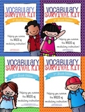 Elementary Vocabulary Survival Kit Grades 2-5: BUNDLE