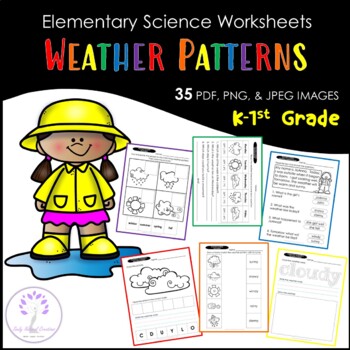 Preview of Elementary WEATHER PATTERNS Worksheets