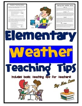 Preview of Elementary Weather Teaching Tips