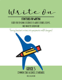 Common Core Writing Curriculum Grade 5 Bundle - all genres