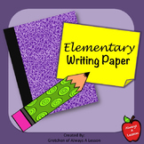 Elementary Writing Sample Paper