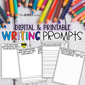 Elementary Writing Prompts by Allie Elliott -- The Classroom Community ...