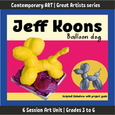 Jeff Koons balloon dog sculpture and shading elementary ar