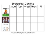 Elementary first grade reading strategies check list for a week!