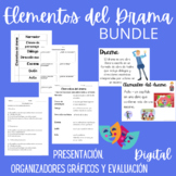 Elementos de Drama Bundle- Presentación, Organizador y Eva