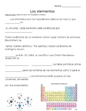 Elementos y tabla periódica- Periodic Table/ Elements Cloz