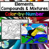 Elements, Compounds & Mixtures Color-by-Number