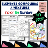 Elements Compounds Mixtures Color by Number - Classificati