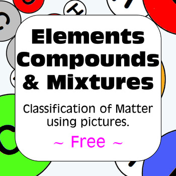 Preview of Elements Compounds and Mixtures Classification of Matter With Images - Free
