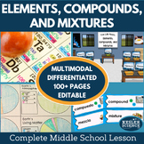 Elements Compounds and Mixtures Complete 5E Lesson Plan
