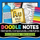 Elements Compounds and Mixtures Doodle Notes - Chemistry D