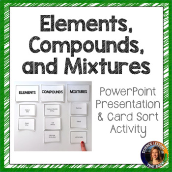 Elements, Compounds, and Mixtures by Science Lessons That Rock | TpT