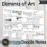 Elements Of Art Doodle Notes