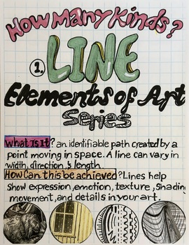 Elements Of Art Line 1 of 2 pack by ART ATTACK 5-10 | TPT