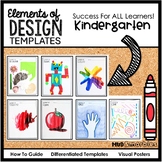 ART: Elements Of Design Templates KINDERGARTEN