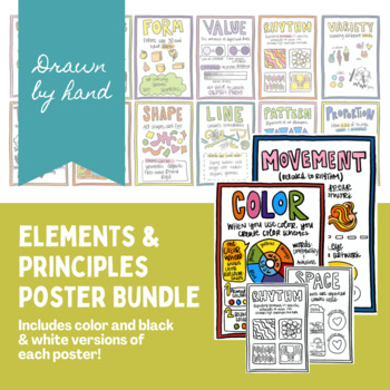 Preview of Elements & Principles Poster Bundle