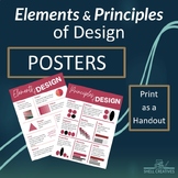 Elements & Principles of Design Posters or Handouts – Mini