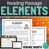 Elements Reading Comprehension Passage PRINT and DIGITAL