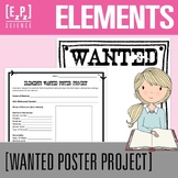 Elements Research Activity | Wanted Poster Science Project