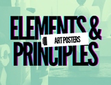 Elements and Principals of Art - Classroom Posters