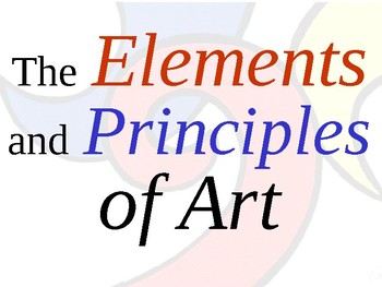 Preview of Elements and Principles of Art Powerpoint
