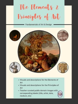 Preview of Elements and Principles of Art (and Design) Resource