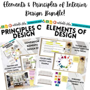 Preview of Elements and Principles of Design BUNDLE