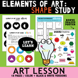 Elements of Art: Shape Study