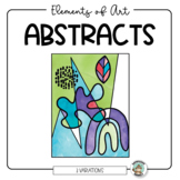 Elements of Art Abstracts • Drawing Game • Easy Art Activi