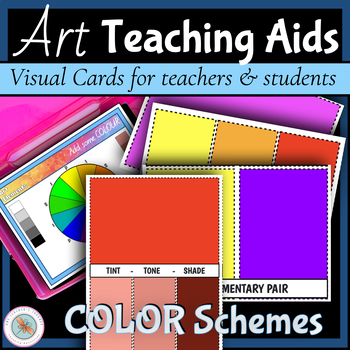 Preview of Elements of Art COLOR/ COLOUR THEORY Teaching Aid for basic and advanced schemes