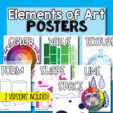 Elements of Art Classroom Posters | Décor for an Art Classroom