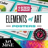 Elements of Art Classroom Posters and Visuals 
