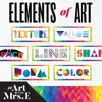 Preview of Elements of Art | Classroom Visuals