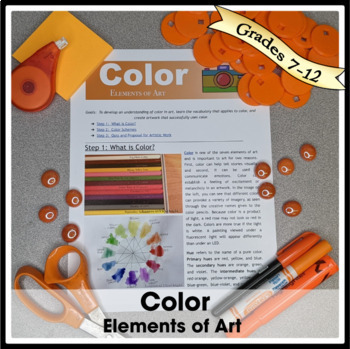 Preview of Elements of Art - Color