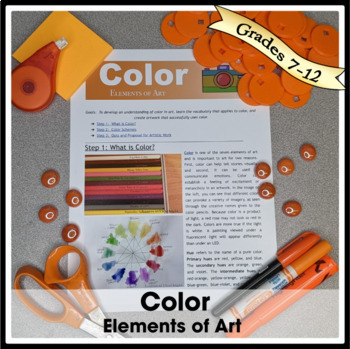 Elements of Art - Color by Louvre At First Sight | TPT