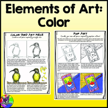 Elements of Art: Color, Art Lessons, Projects and Activities by Ms Artastic