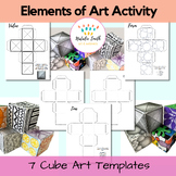 Elements of Art Cube Art Template