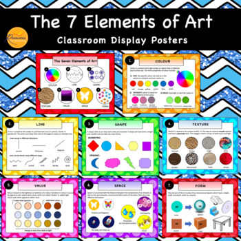 Elements of Art Display Posters by Resources for Teaching - Miss Simpson