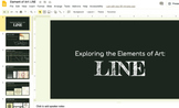 Elements of Art Exploration: LINE (Remote Learning)