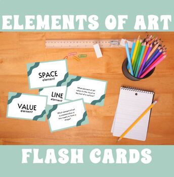 Preview of Elements of Art Flash Cards